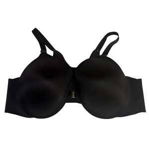 Soma Womens Bra 42D Black Vanishing Back Full Coverage FR CL Front Closure